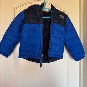 The North Face Kids' Blue and Black Jacket